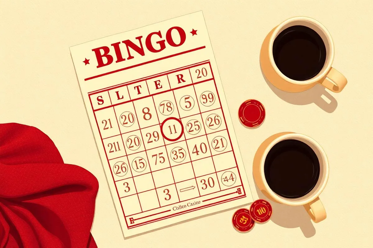 Bingo card and chips from a Seminole Brighton Bay casino bus trip with CC Tours & Charters