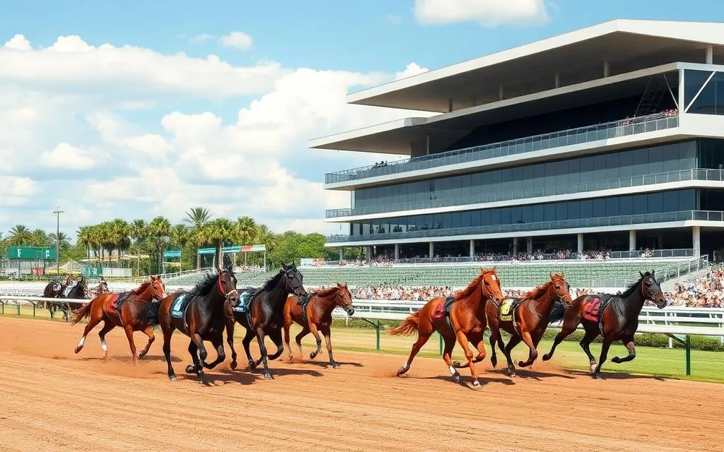 Casino bus trip to Gulfstream Park racing and casino in Hallandale Beach, FL